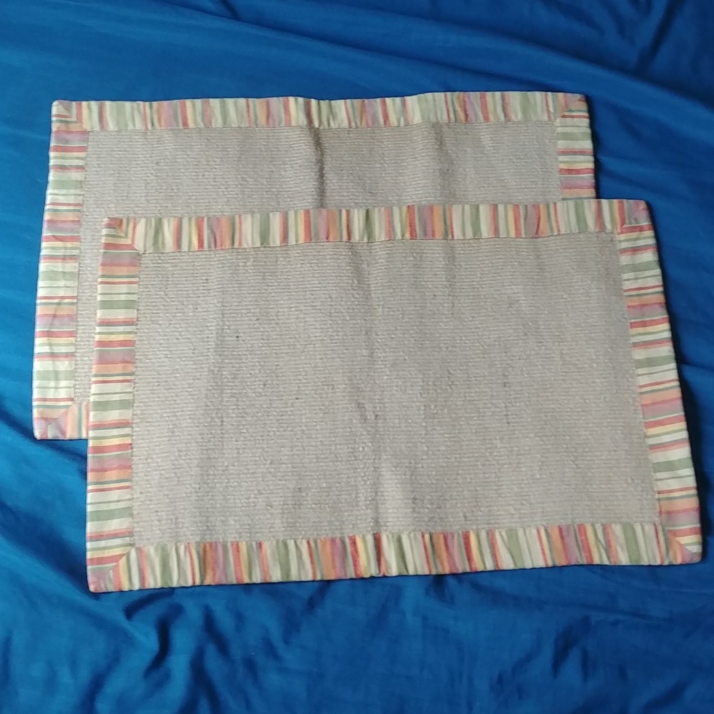 Pier 1 bohemian stripe placemats
